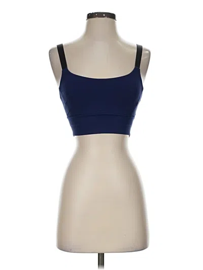 Pre-owned Lululemon Athletica Sports Bra In Blue