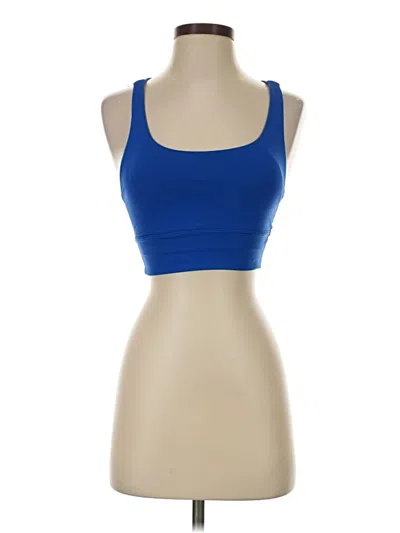 Pre-owned Lululemon Athletica Sports Bra In Blue