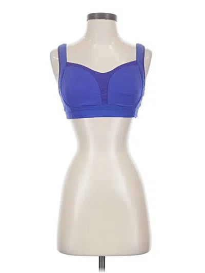 Pre-owned Lululemon Athletica Sports Bra In Blue