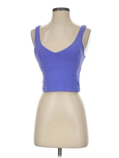 Pre-owned Lululemon Athletica Sports Bra In Blue