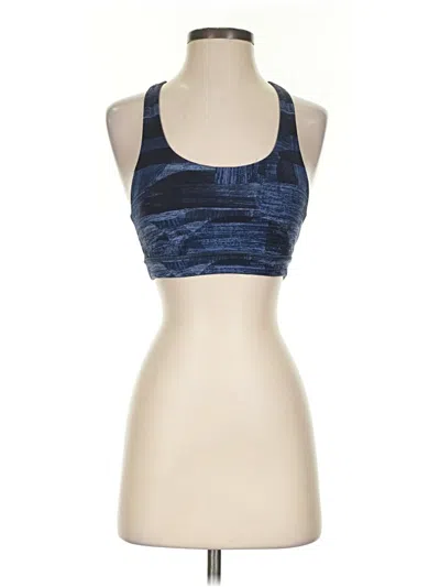 Pre-owned Lululemon Athletica Sports Bra In Blue