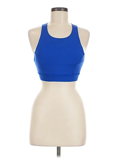 Pre-owned Lululemon Athletica Sports Bra In Blue