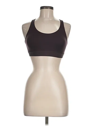 Pre-owned Lululemon Athletica Sports Bra In Brown
