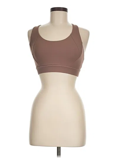 Pre-owned Lululemon Athletica Sports Bra In Brown