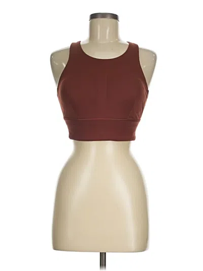Pre-owned Lululemon Athletica Sports Bra In Brown
