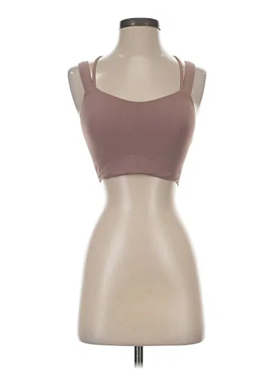 Pre-owned Lululemon Athletica Sports Bra In Brown