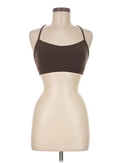 Pre-owned Lululemon Athletica Sports Bra In Brown