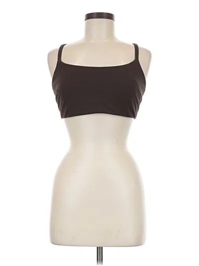 Pre-owned Lululemon Athletica Sports Bra In Brown