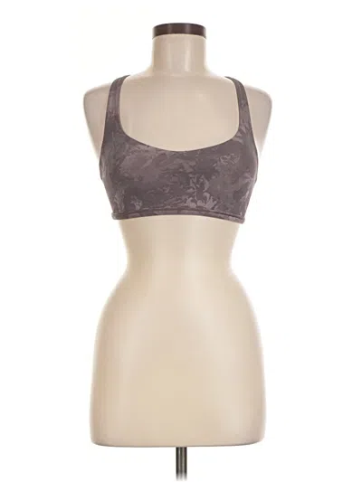 Pre-owned Lululemon Athletica Sports Bra In Brown