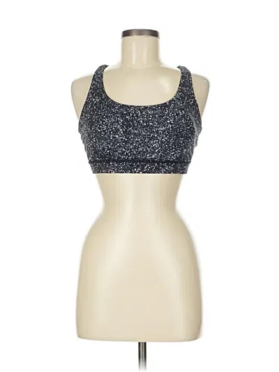 Pre-owned Lululemon Athletica Sports Bra In Gray