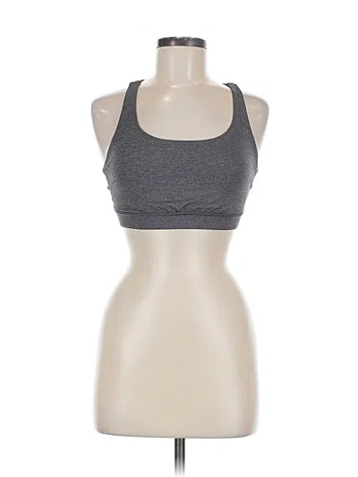 Pre-owned Lululemon Athletica Sports Bra In Gray