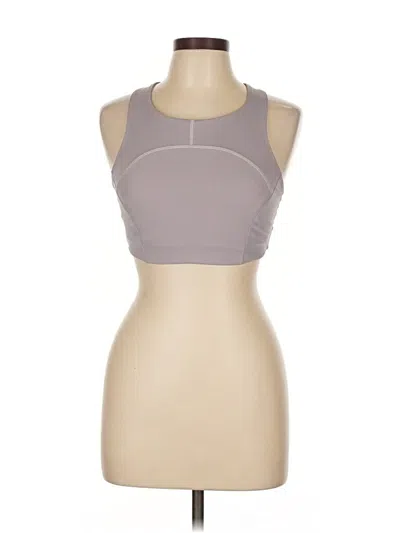 Pre-owned Lululemon Athletica Sports Bra In Gray