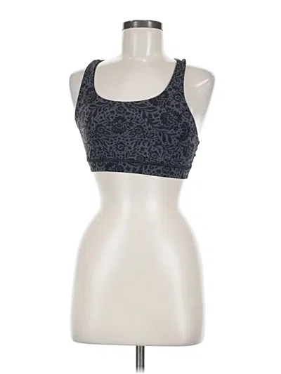 Pre-owned Lululemon Athletica Sports Bra In Gray
