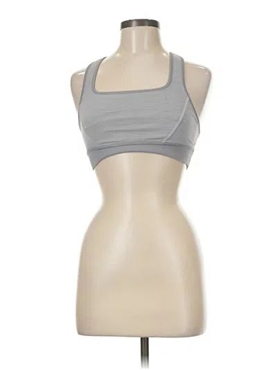 Pre-owned Lululemon Athletica Sports Bra In Gray