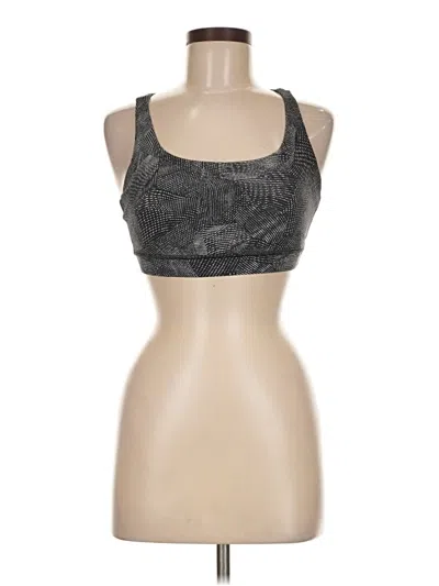 Pre-owned Lululemon Athletica Sports Bra In Gray