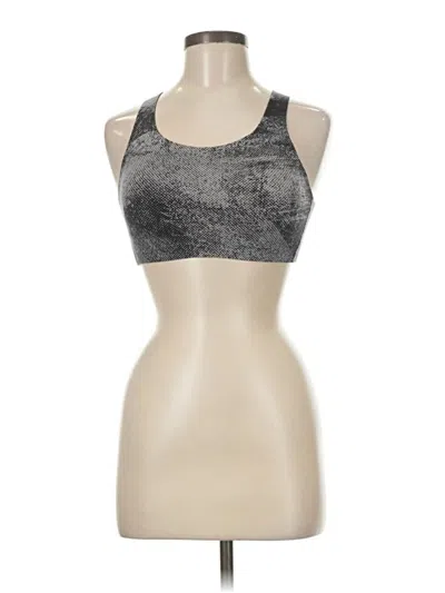Pre-owned Lululemon Athletica Sports Bra In Gray