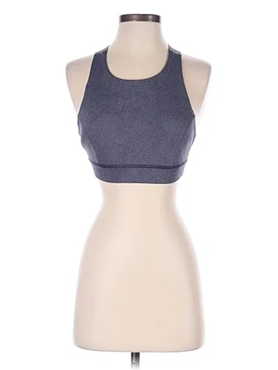 Pre-owned Lululemon Athletica Sports Bra In Gray