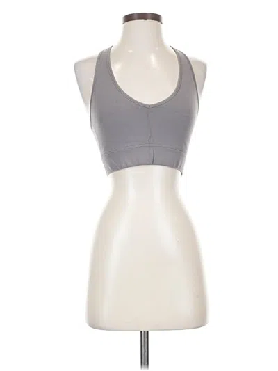 Pre-owned Lululemon Athletica Sports Bra In Gray