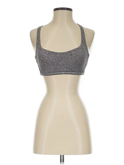 Pre-owned Lululemon Athletica Sports Bra In Gray