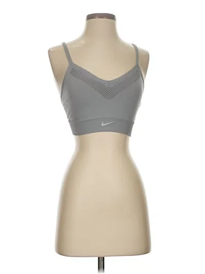 Pre-owned Lululemon Athletica Sports Bra In Gray