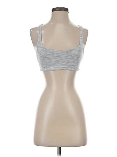 Pre-owned Lululemon Athletica Sports Bra In Gray