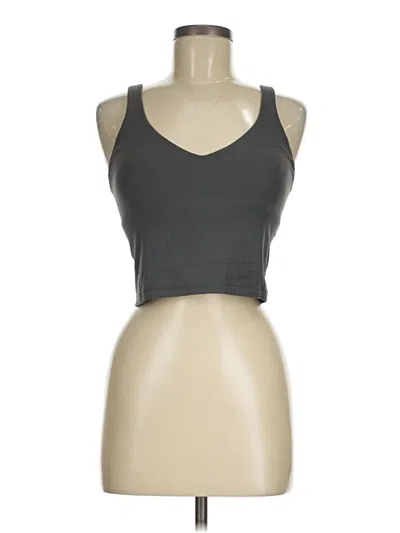 Pre-owned Lululemon Athletica Sports Bra In Gray