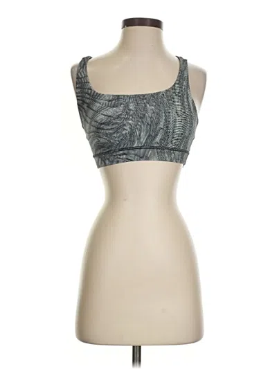 Pre-owned Lululemon Athletica Sports Bra In Gray
