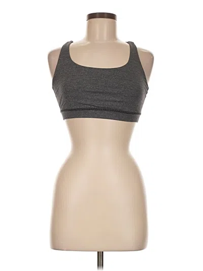 Pre-owned Lululemon Athletica Sports Bra In Gray