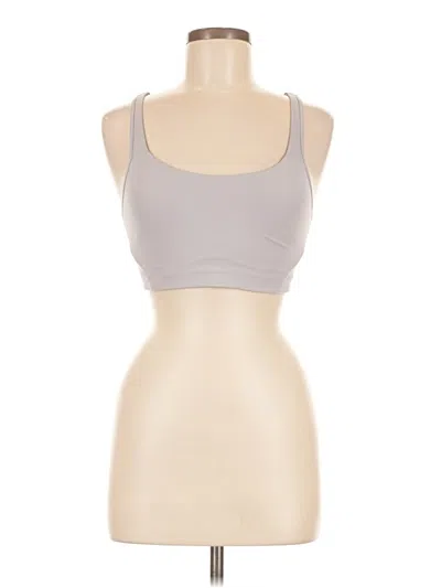 Pre-owned Lululemon Athletica Sports Bra In Gray