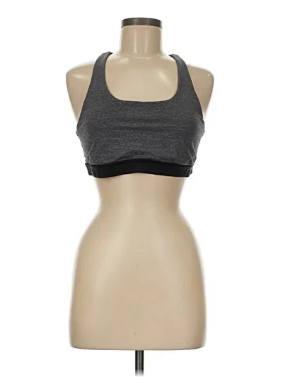 Pre-owned Lululemon Athletica Sports Bra In Gray