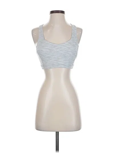 Pre-owned Lululemon Athletica Sports Bra In Gray
