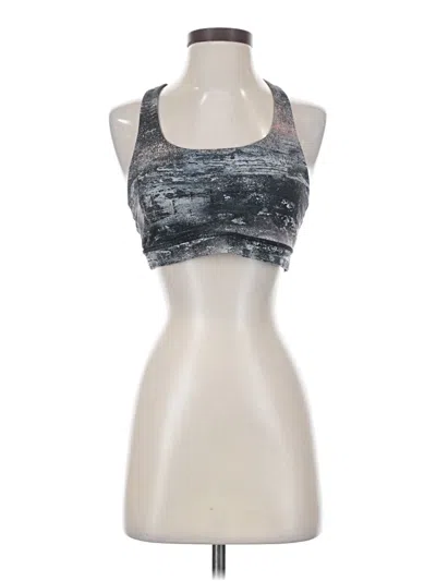 Pre-owned Lululemon Athletica Sports Bra In Gray