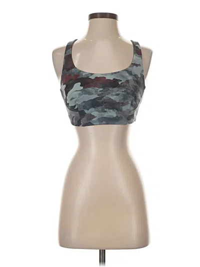 Pre-owned Lululemon Athletica Sports Bra In Gray