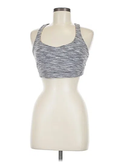 Pre-owned Lululemon Athletica Sports Bra In Gray