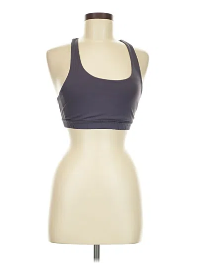 Pre-owned Lululemon Athletica Sports Bra In Gray