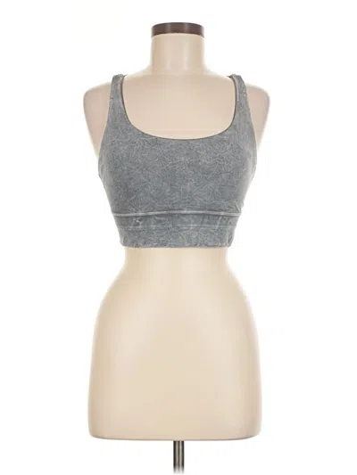 Pre-owned Lululemon Athletica Sports Bra In Gray