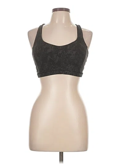 Pre-owned Lululemon Athletica Sports Bra In Gray
