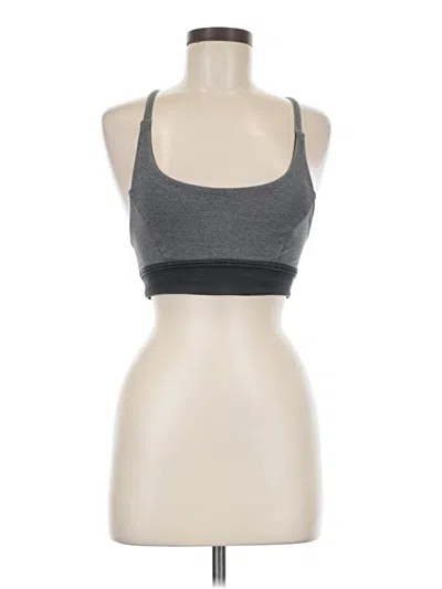 Pre-owned Lululemon Athletica Sports Bra In Gray