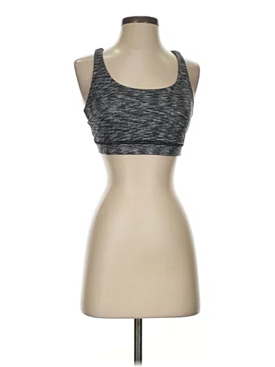 Pre-owned Lululemon Athletica Sports Bra In Gray