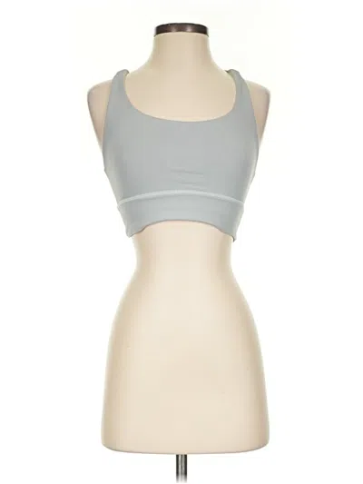 Pre-owned Lululemon Athletica Sports Bra In Gray