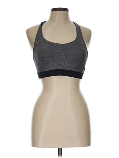 Pre-owned Lululemon Athletica Sports Bra In Gray