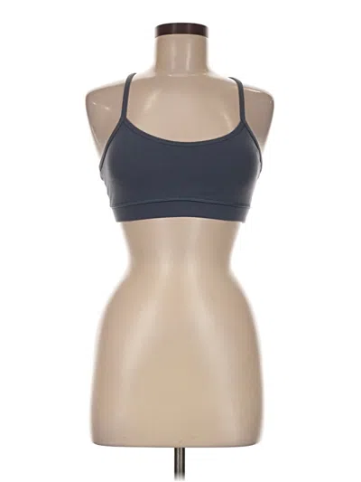 Pre-owned Lululemon Athletica Sports Bra In Gray