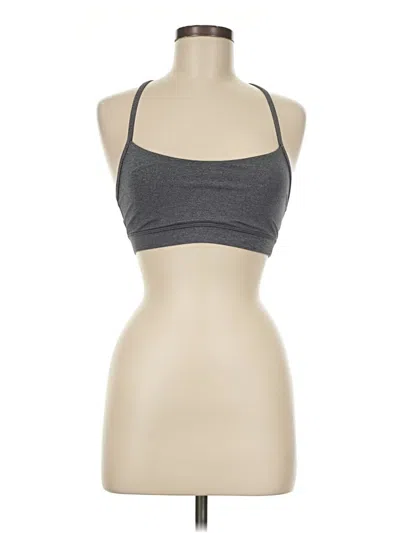 Pre-owned Lululemon Athletica Sports Bra In Gray