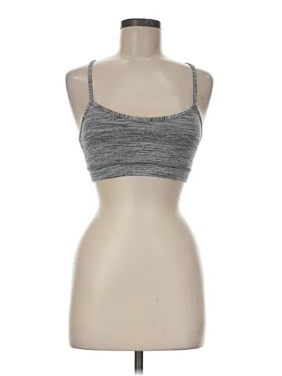 Pre-owned Lululemon Athletica Sports Bra In Gray
