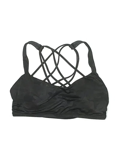 Pre-owned Lululemon Athletica Sports Bra In Gray