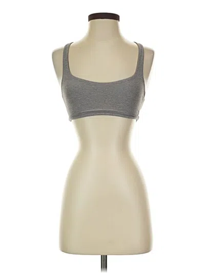 Pre-owned Lululemon Athletica Sports Bra In Gray