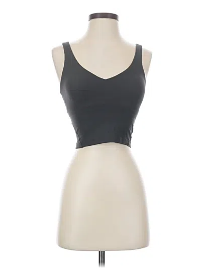 Pre-owned Lululemon Athletica Sports Bra In Gray