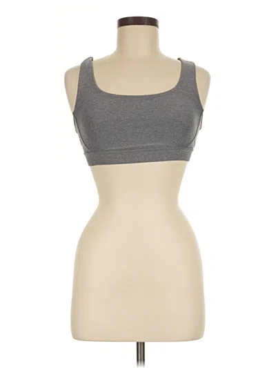 Pre-owned Lululemon Athletica Sports Bra In Gray