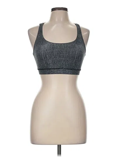 Pre-owned Lululemon Athletica Sports Bra In Gray