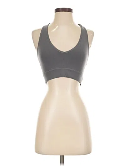 Pre-owned Lululemon Athletica Sports Bra In Gray